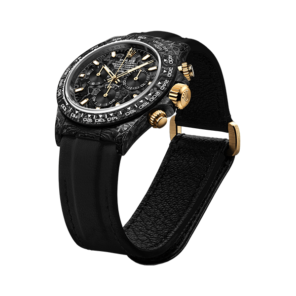 ROLEX Diw Daytona black & gold 40mm oyster carbon【1:1 Replica】