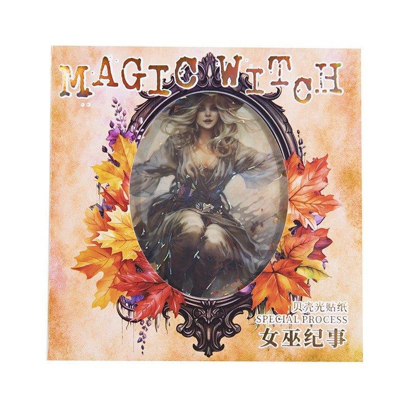 1027 PET Stickers Magic Witch Series