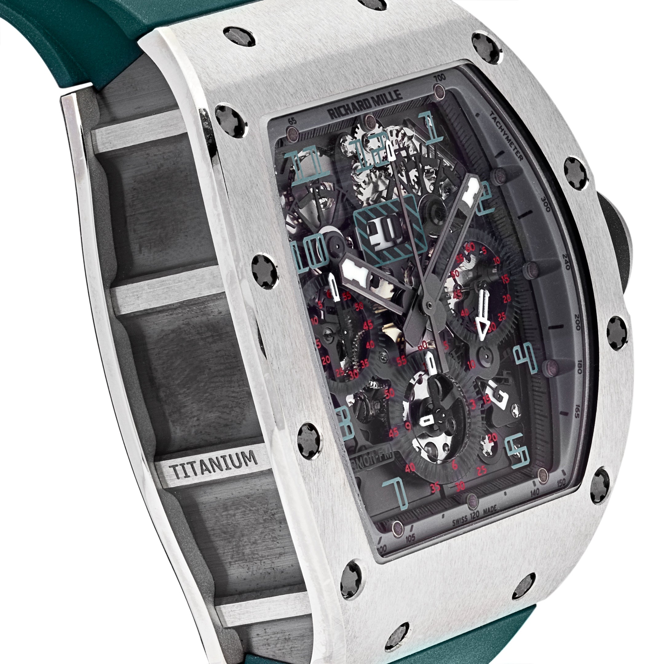Richard Mille White Gold & Titanium Polo de Deauville RM011-FM【1:1 Replica】