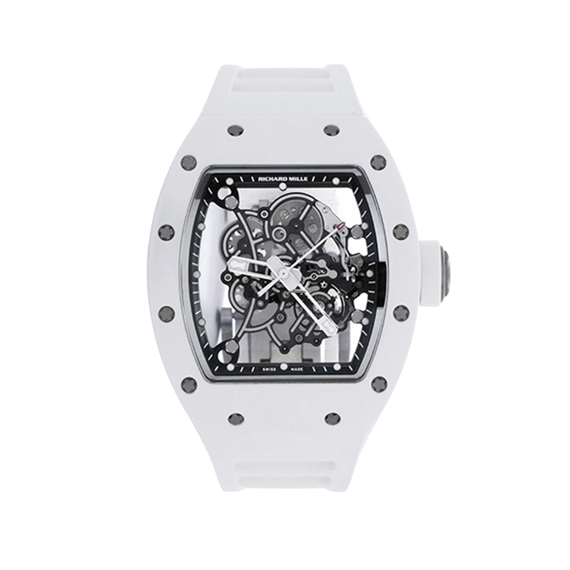 Richard Mille Bubba Watson White Ceramic RM055【1:1 Replica】