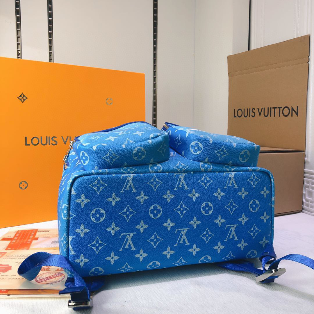 LV Multi pocket Backpack Sky Blue