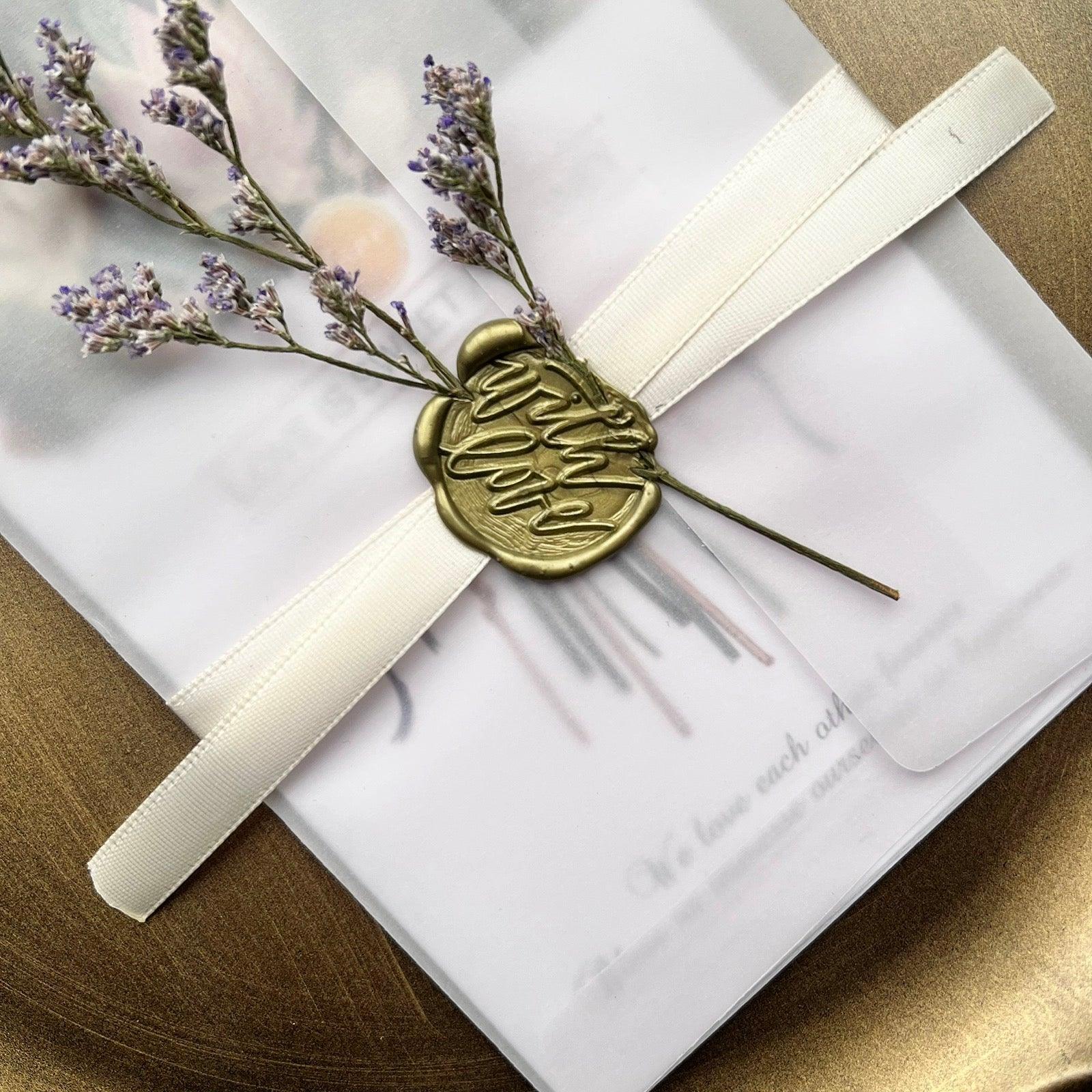 5001 European-style personalized wedding invitation wax seal stamp (excluding wax)