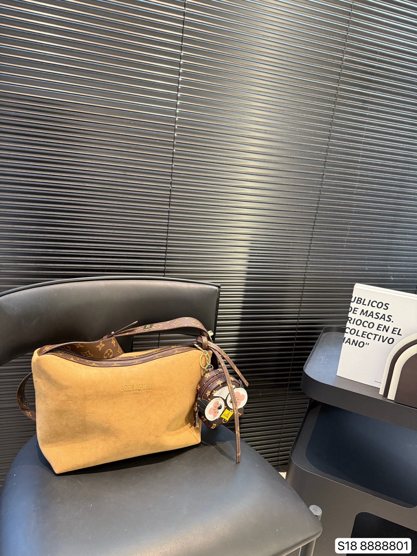 LV Suede Hobo Bag