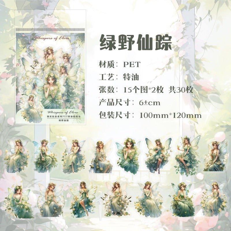 1136 PET Special Oil Sticker Pack Elf Whispering Series