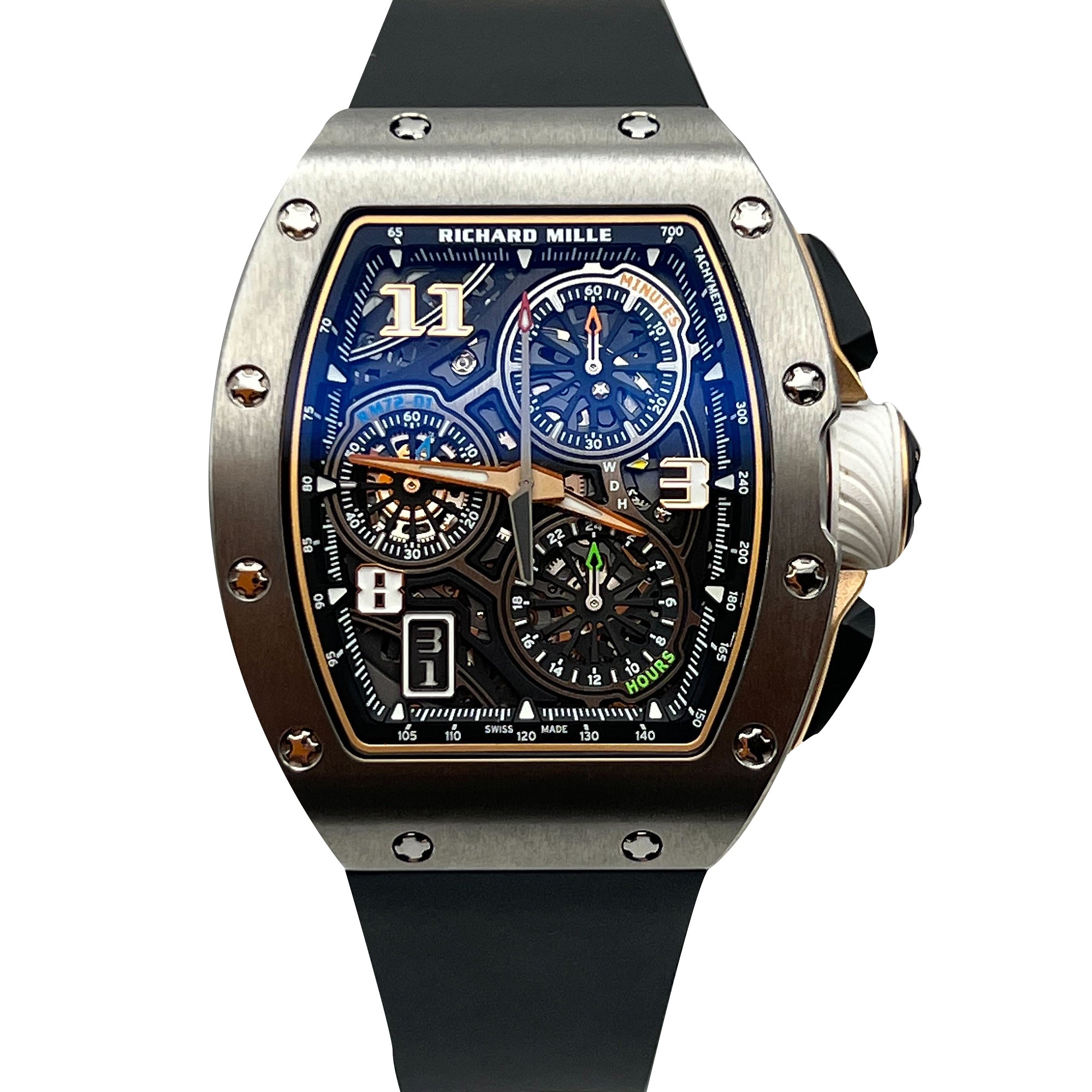 Richard Mille Lifestyle In-House Chronograph Titanium RM72-01【1:1 Replica】