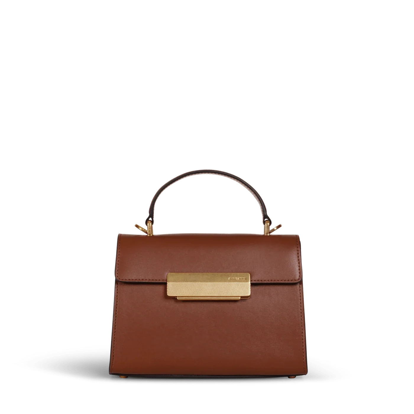Mini Capucine - Cuir Box Camel