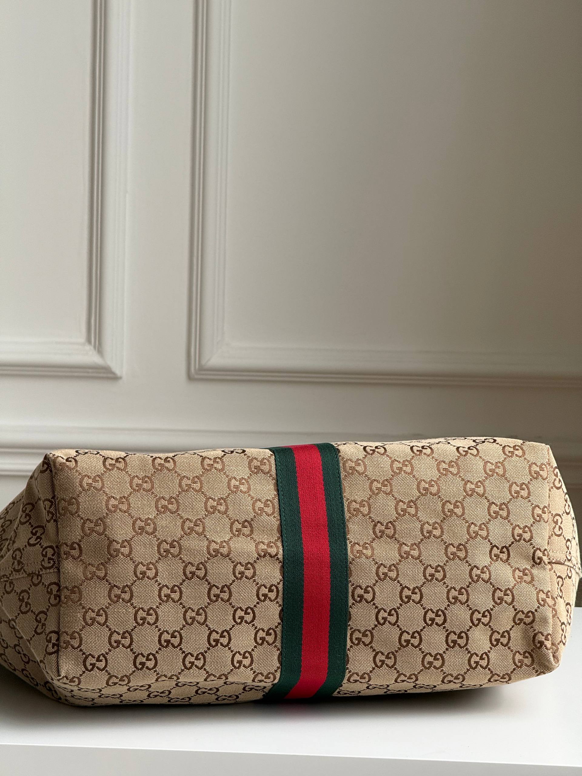 Gucci Ophidia GG Supreme Canvas Tote Bag