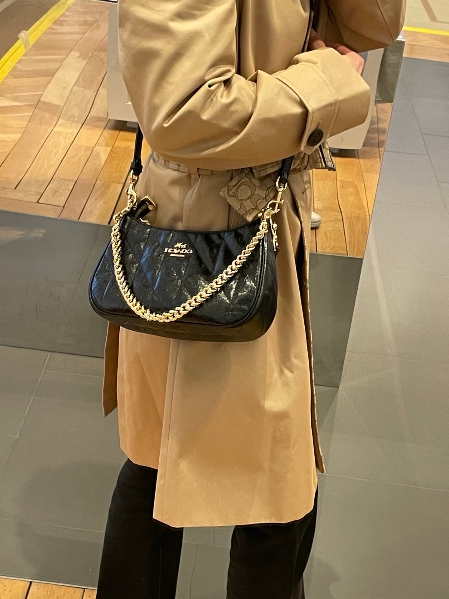 Women Handbag CDY83 Teri Quilting Chain Shoulder Bag