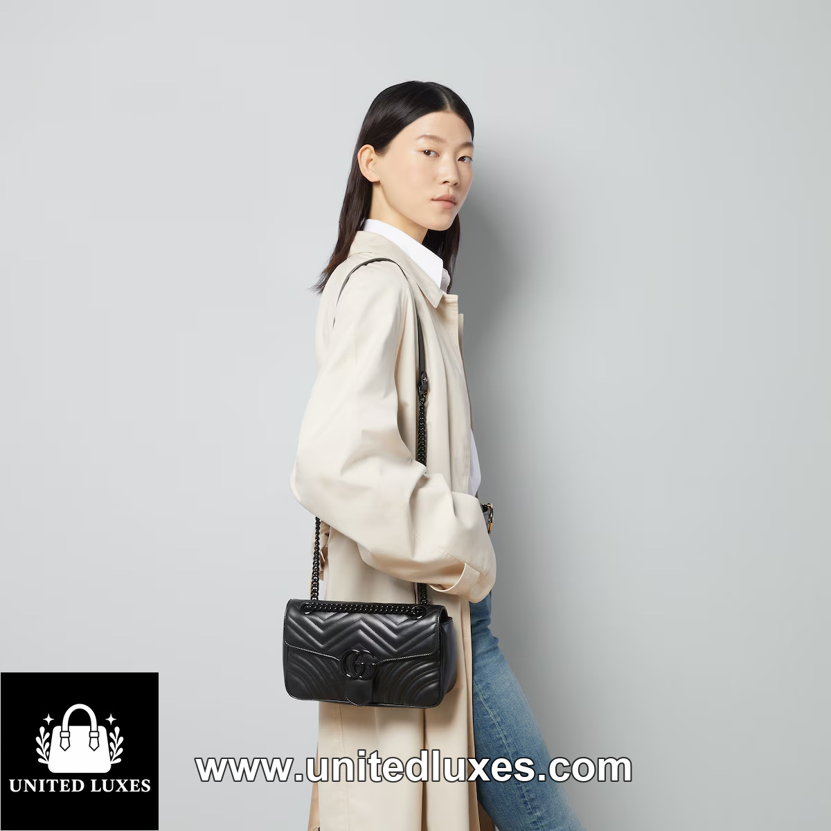 Replica GG Marmont medium shoulder bag