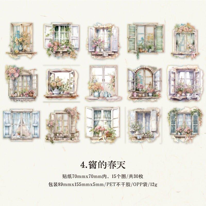 1137 Sticker Ryukyu Garden Series