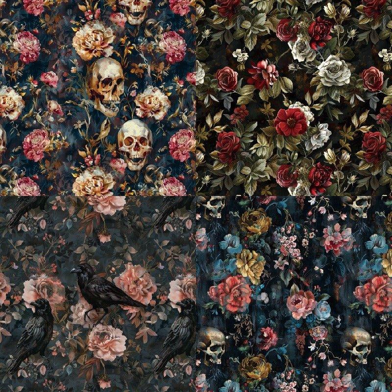 2182 Handbook Material Paper Card Making Background Paper 6″ Single Sided Patterns