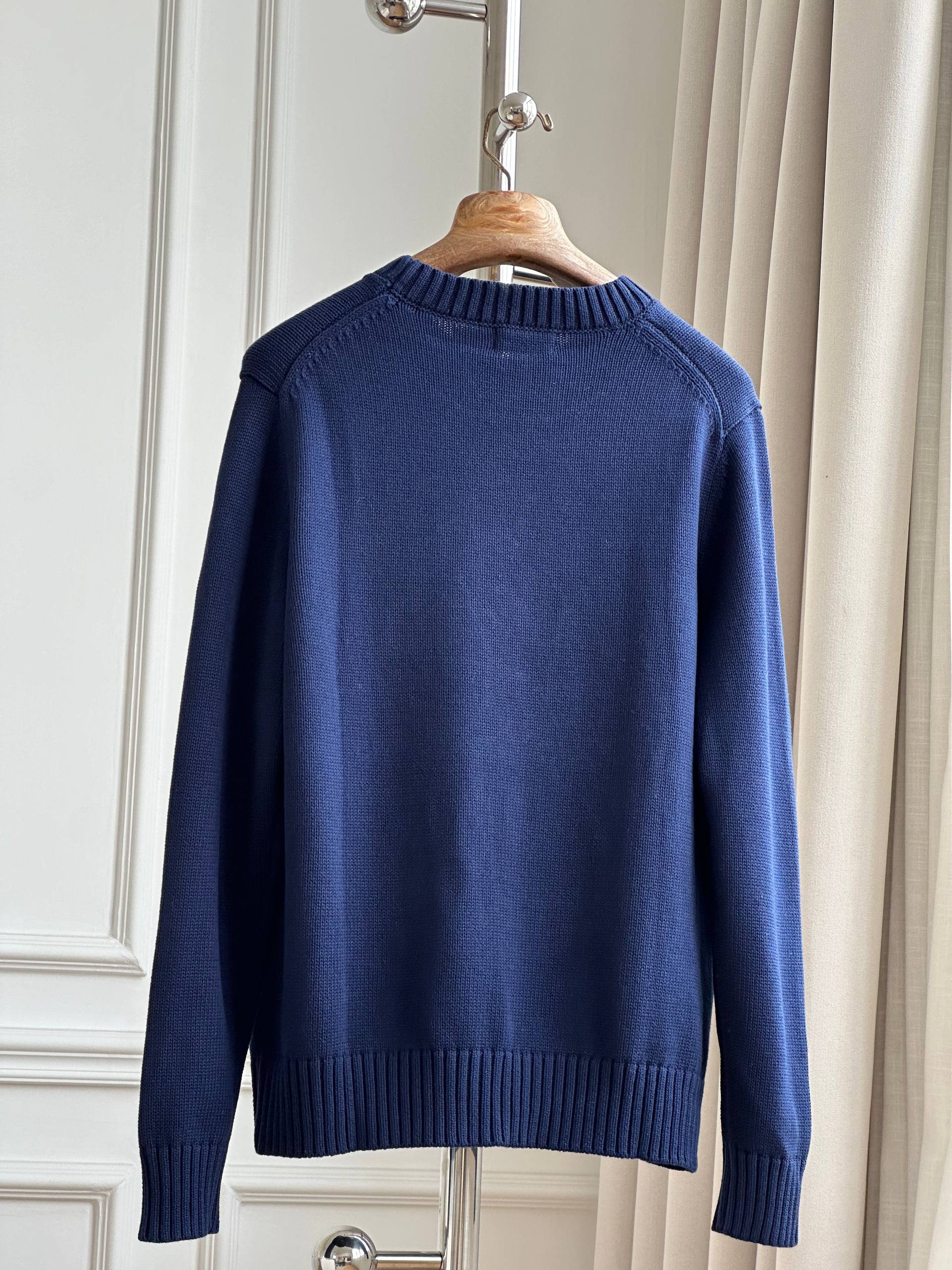 Ralph Lauren Navy Polo Bear Sweater