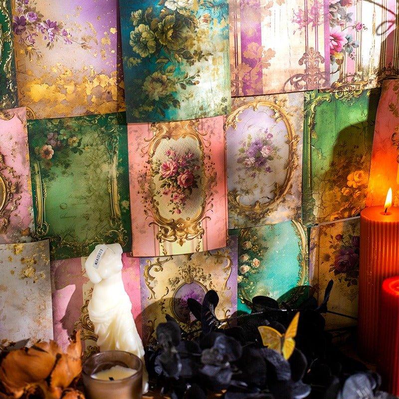 2178 Material Paper Rococo Palace Wall Series