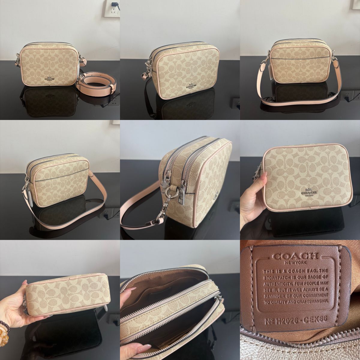 Women Handbag CEK66 Carey Crossbody Camera Bag In Signature Canvas