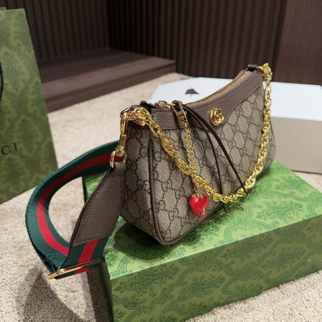 OPHIDIA SMALL SHOULDER BAG 24X14CM
