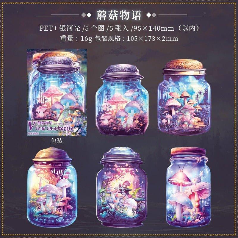 1033 Stickers Scene in a Bottle Series