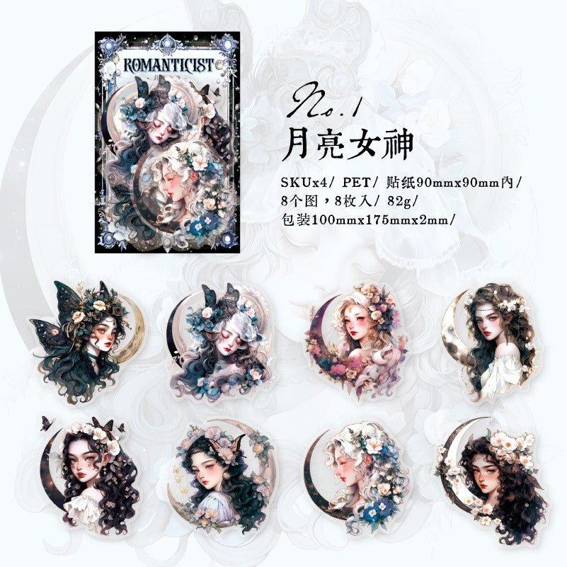 1113 PET Sticker Pack Romantic Believer Series