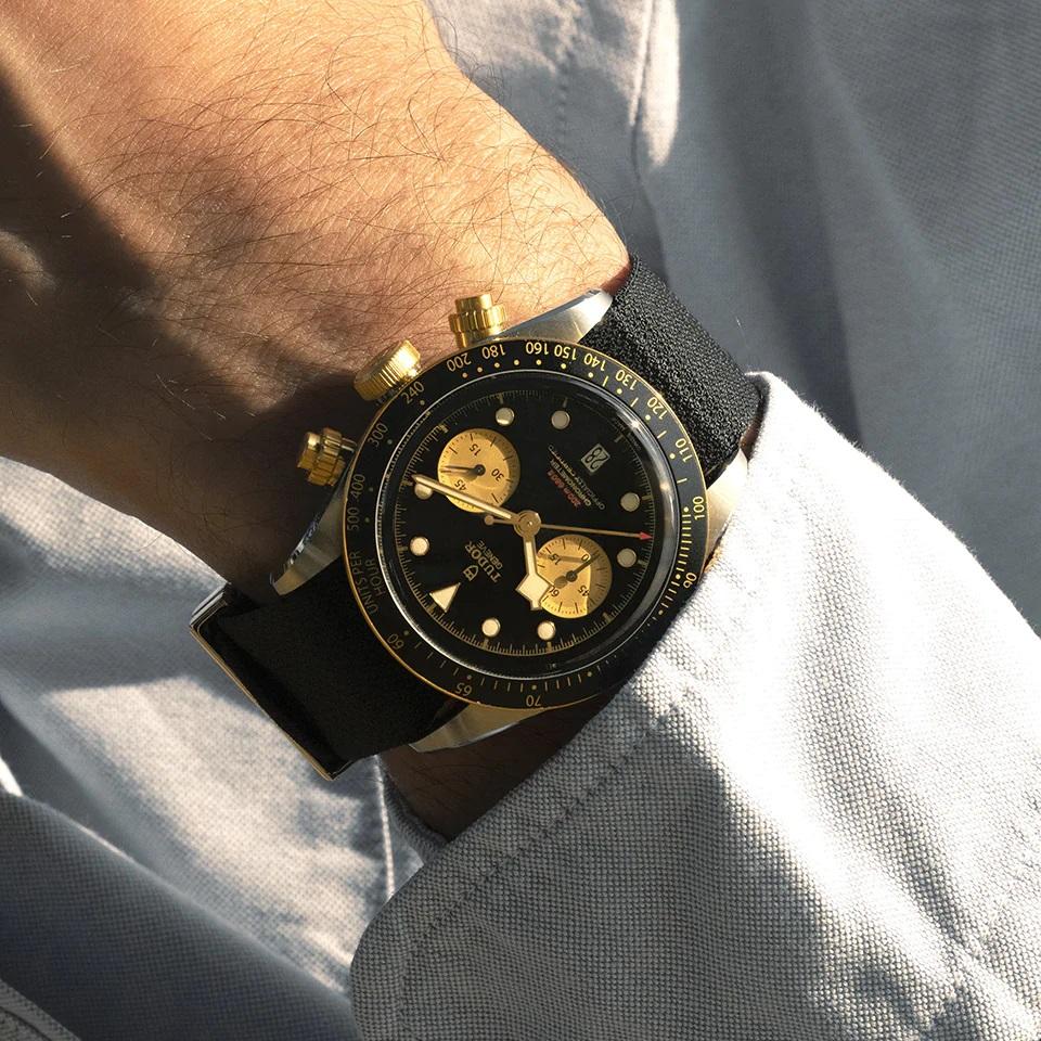 TUDOR Black Bay Chrono S&G 41mm Steel and Gold【1:1 Replica】