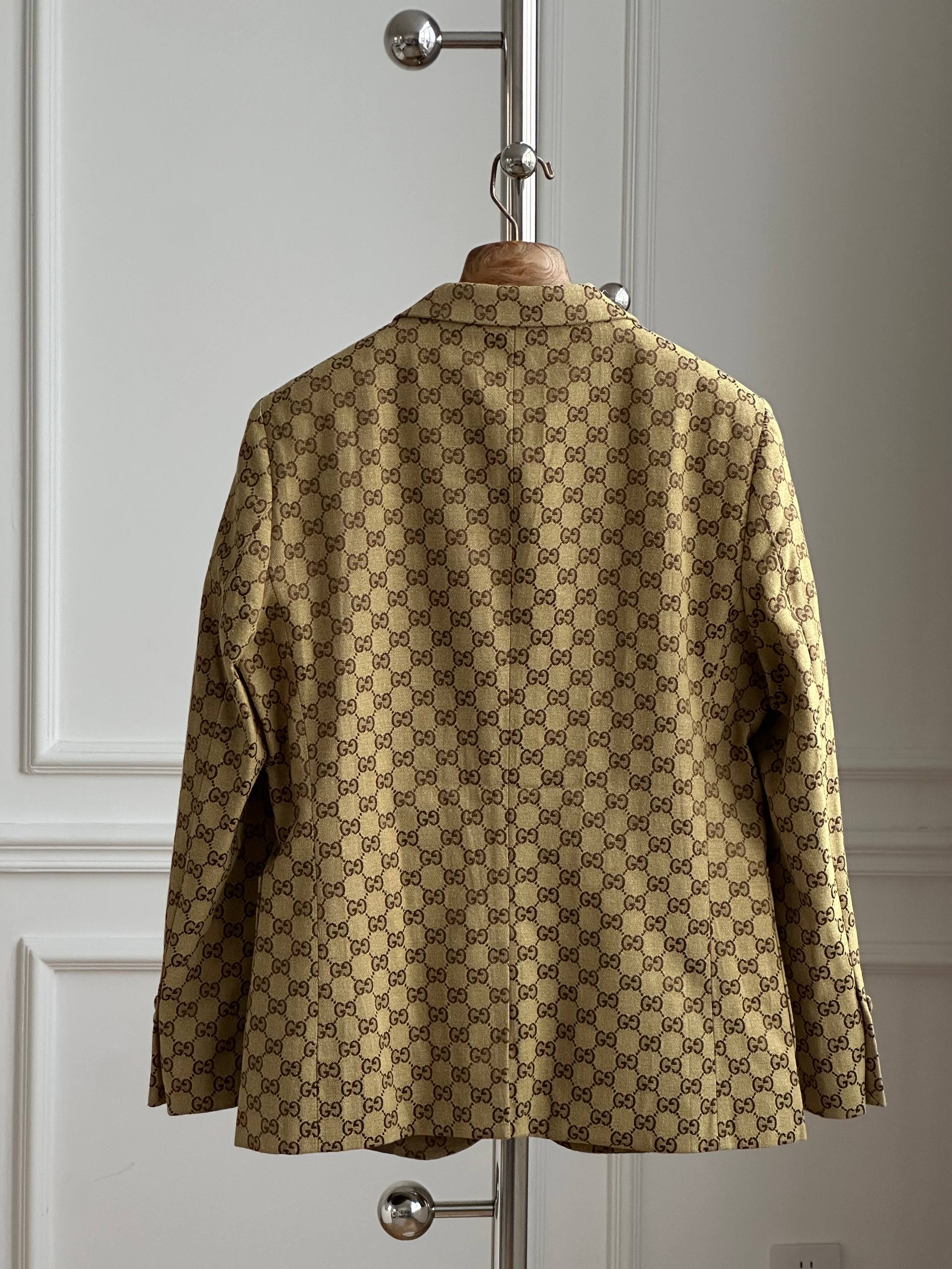 Classic GG Jacquard Casual Blazer of Gucci