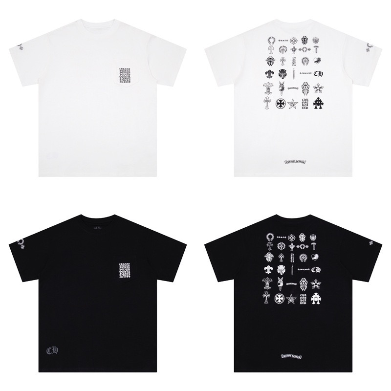 Chrome Hearts Back Logos Collection Tee 2 Colors