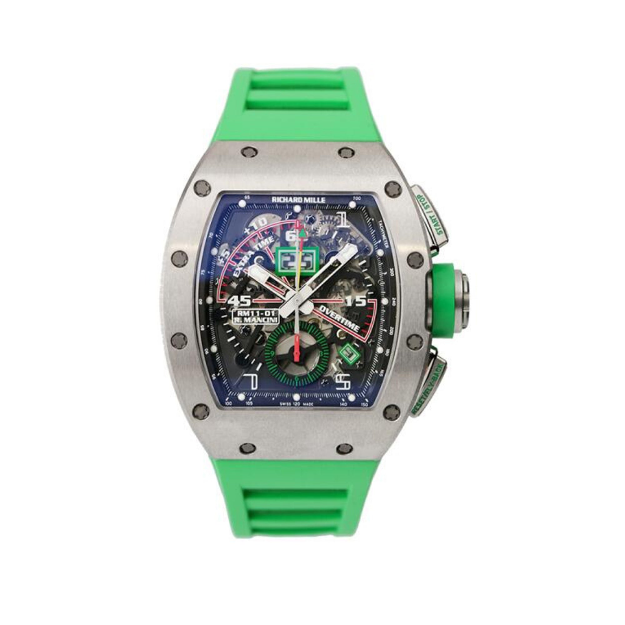 Richard Mille Titanium Flyback Chronograph Roberto Mancini RM11-01【1:1 Replica】