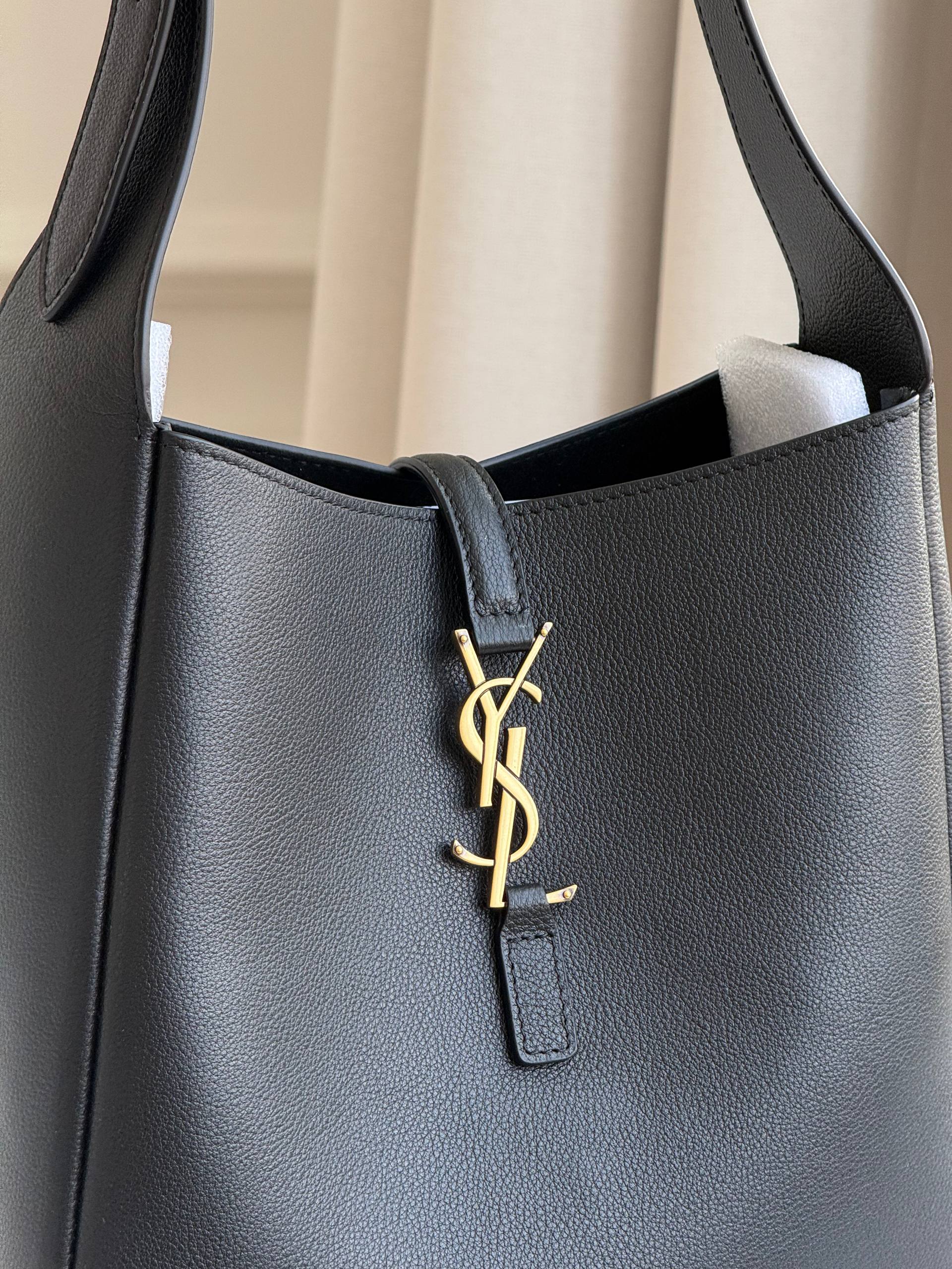 YSL Le 37 Black Bucket Bag