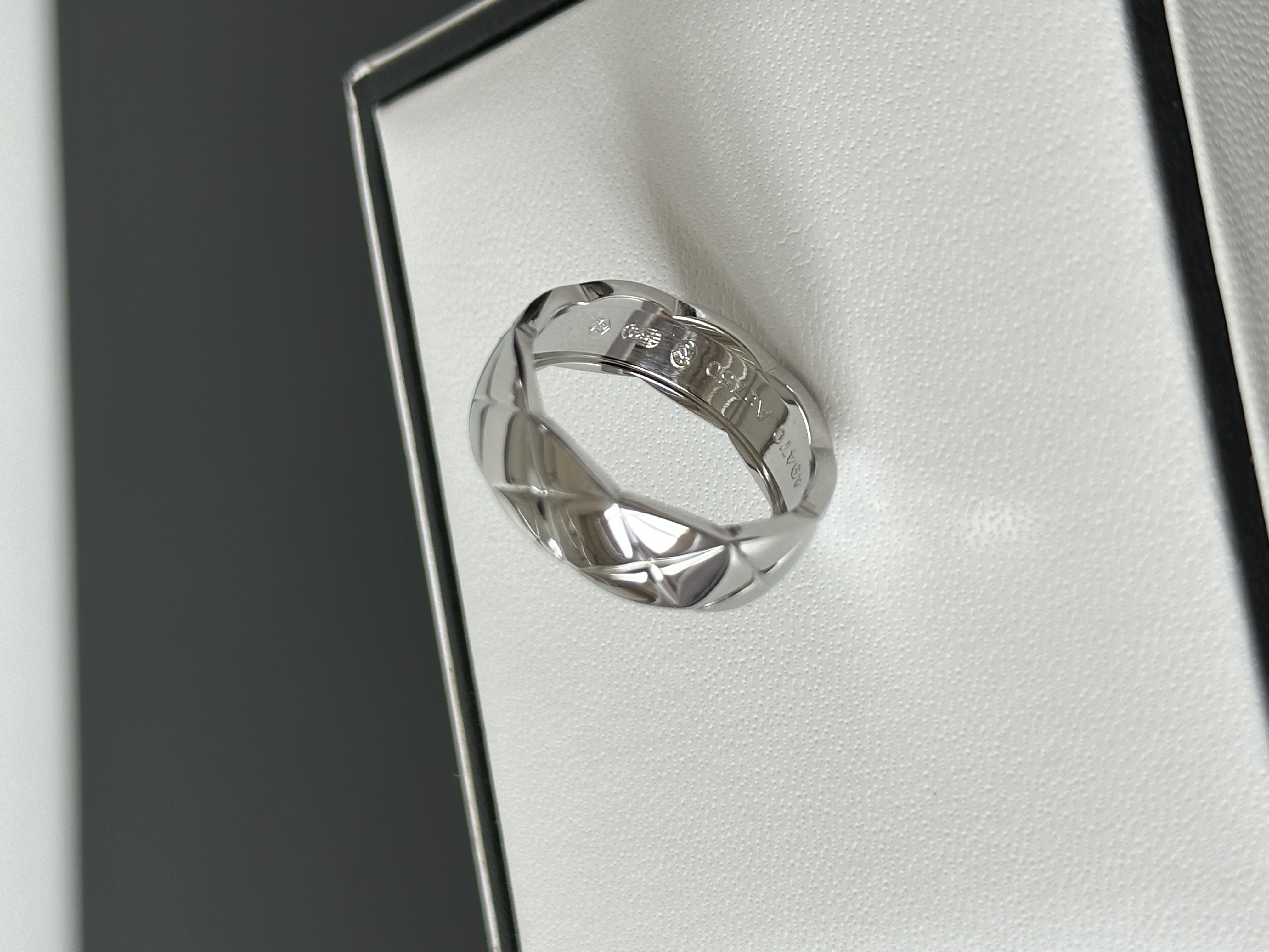Chanel Coco Crush Wide Quilted Ring