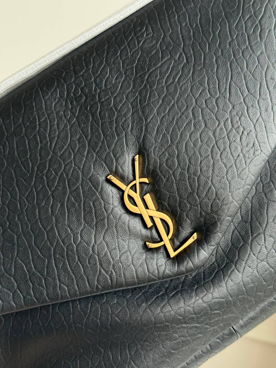 Saint Laurent Calypso Medium Padded Textured-Leather Shoulder Bag