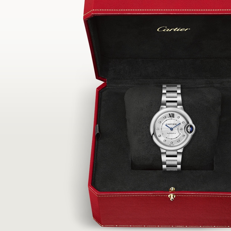 Ballon Bleu de Cartier watch, 33 mm, mechanical movement with automatic winding【1:1 Replica】
