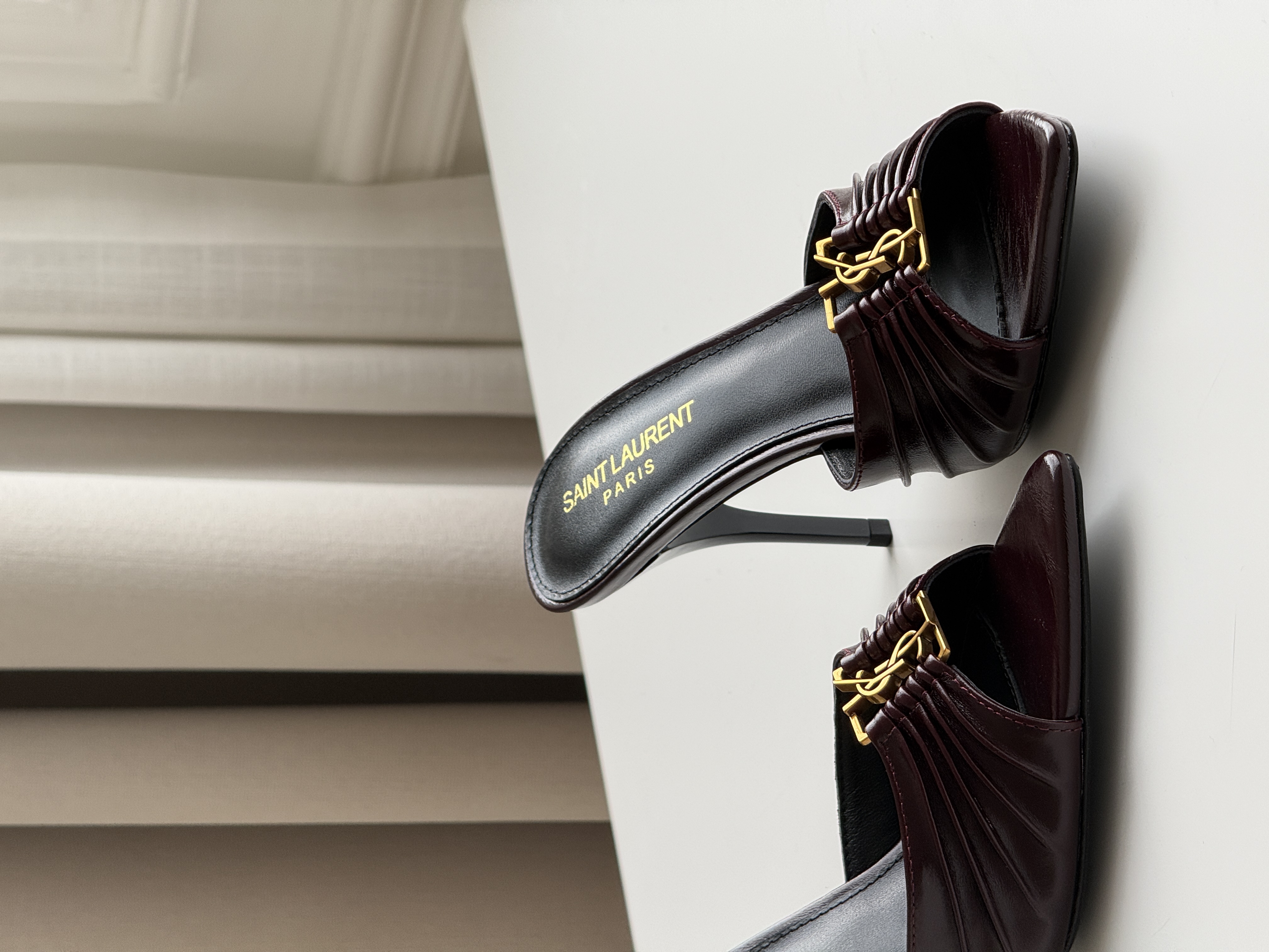 Saint Laurent Le Maillon YSL Mules