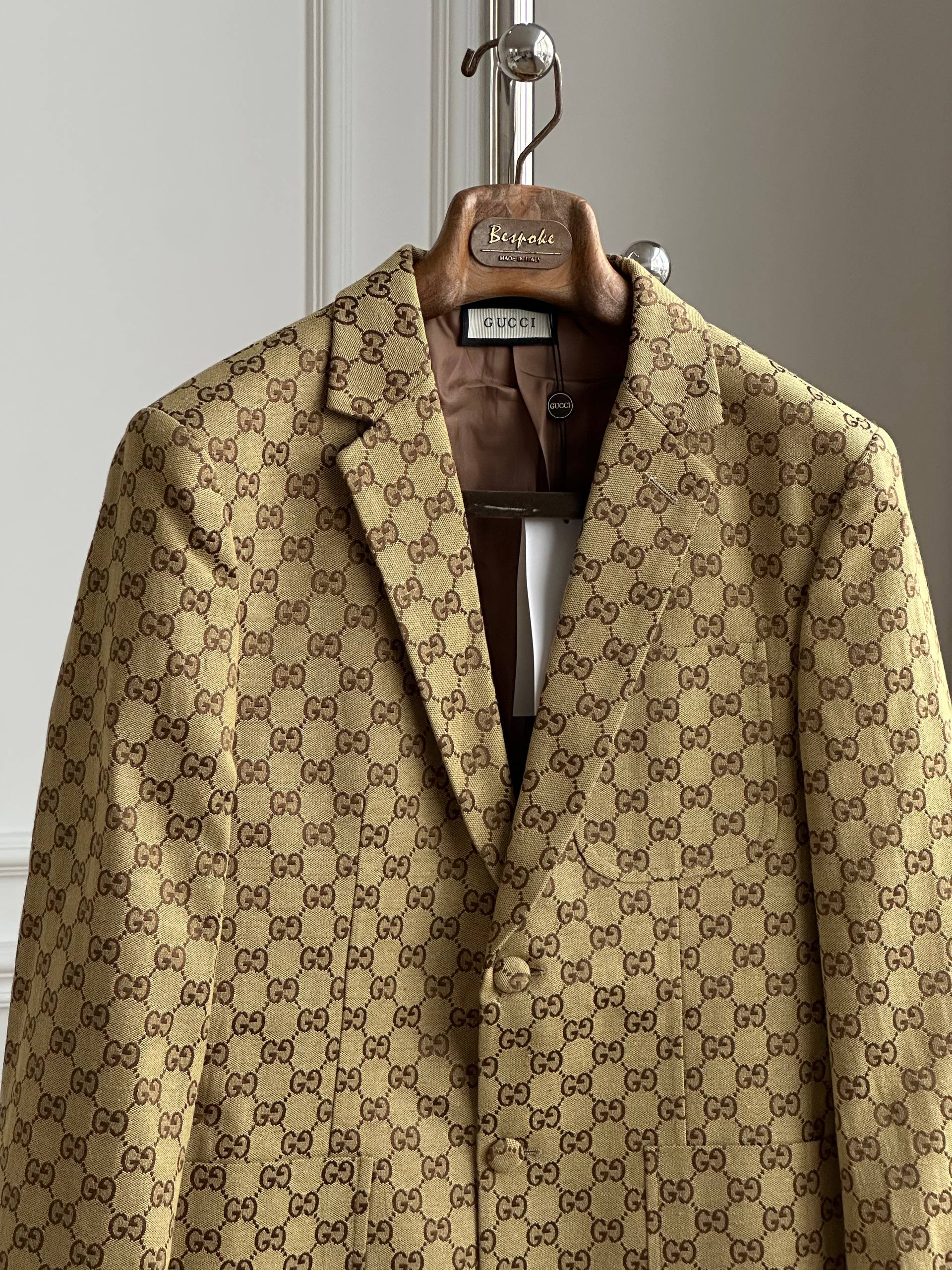 Classic GG Jacquard Casual Blazer of Gucci