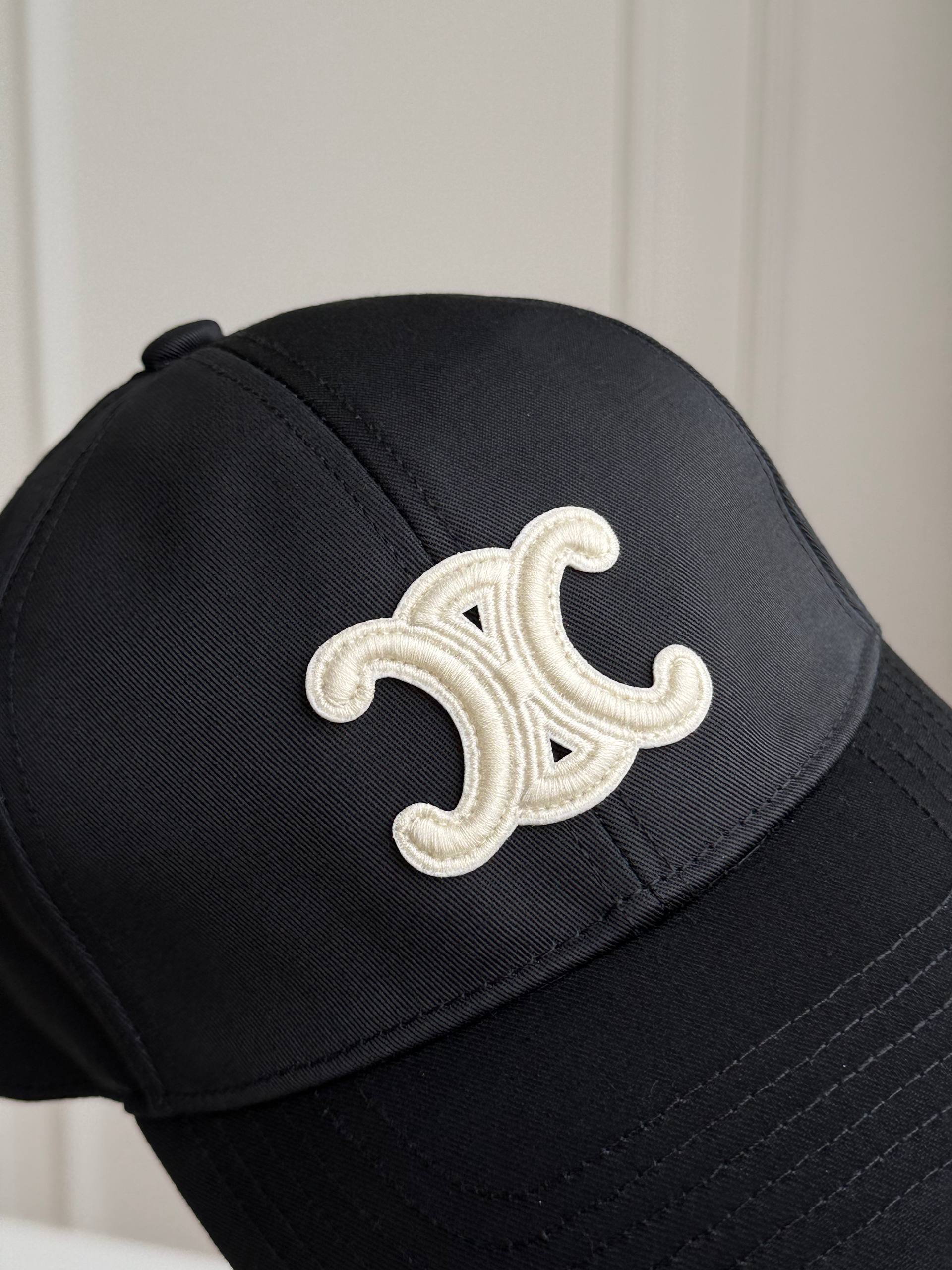 Celine Triomphe Embroidered Baseball Cap