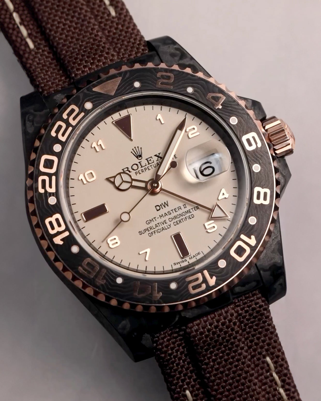 NTPT Carbon DiW Rolex GMT MASTER 2 