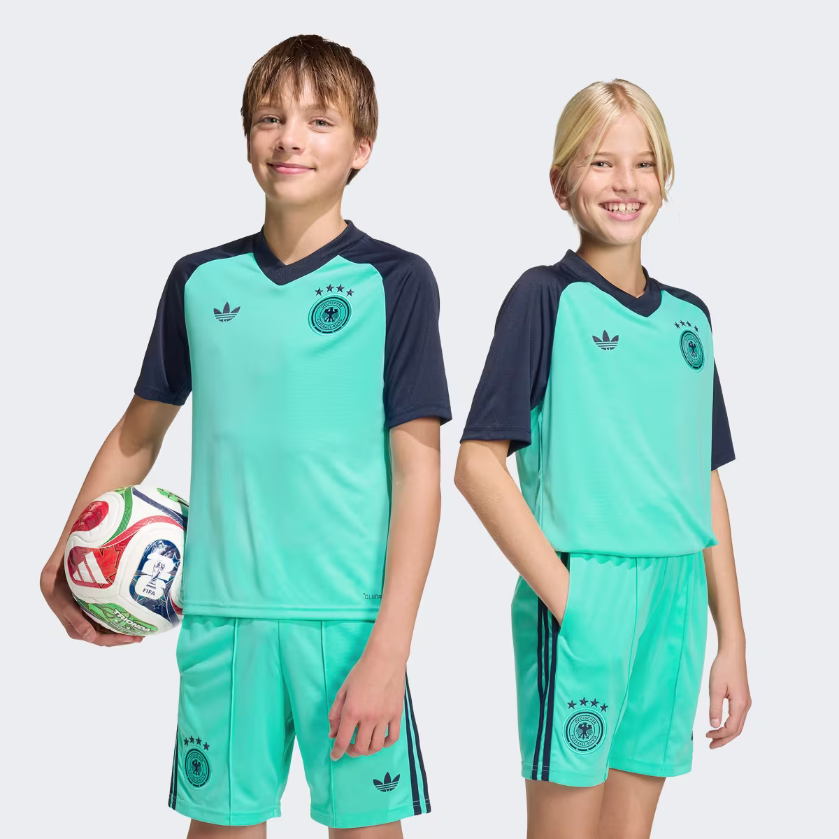 Deutschland 26 Pre-Match Kids Auswärtstrikot