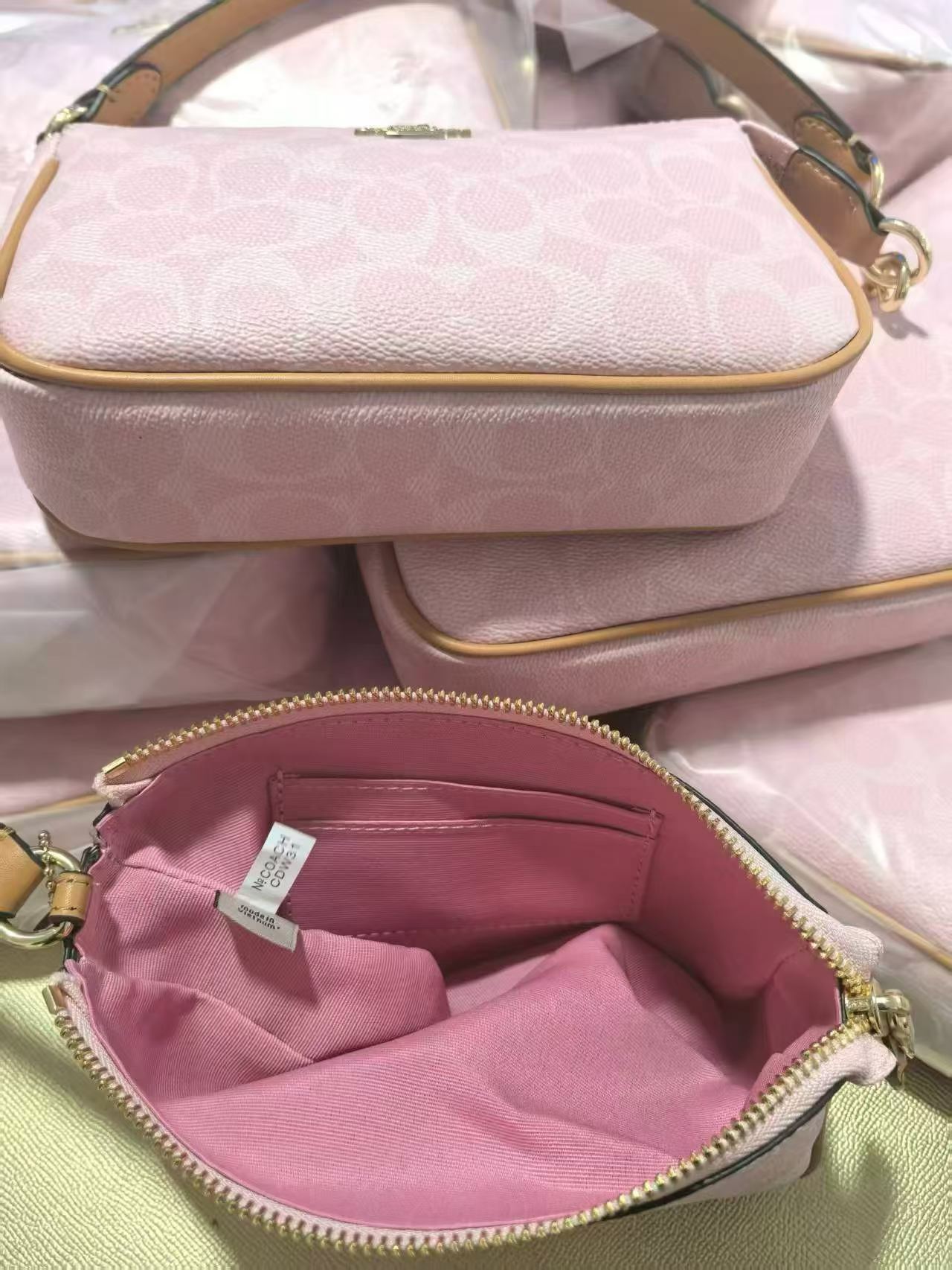 Women Handbag CDW31 Nolita 19 In Signature Canvas With Charms Wristlet