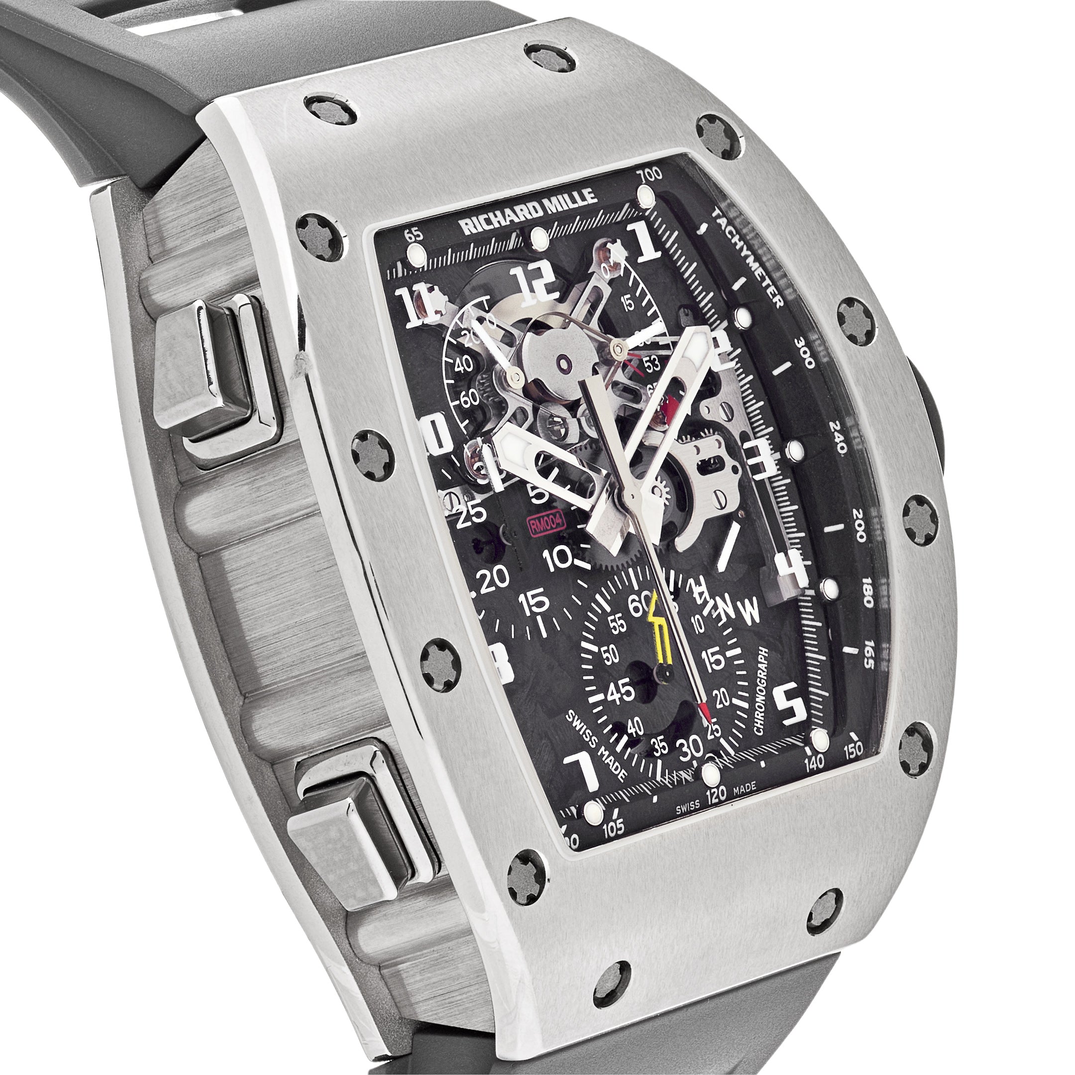 Richard Mille Split Second Chronograph White Gold RM004【1:1 Replica】