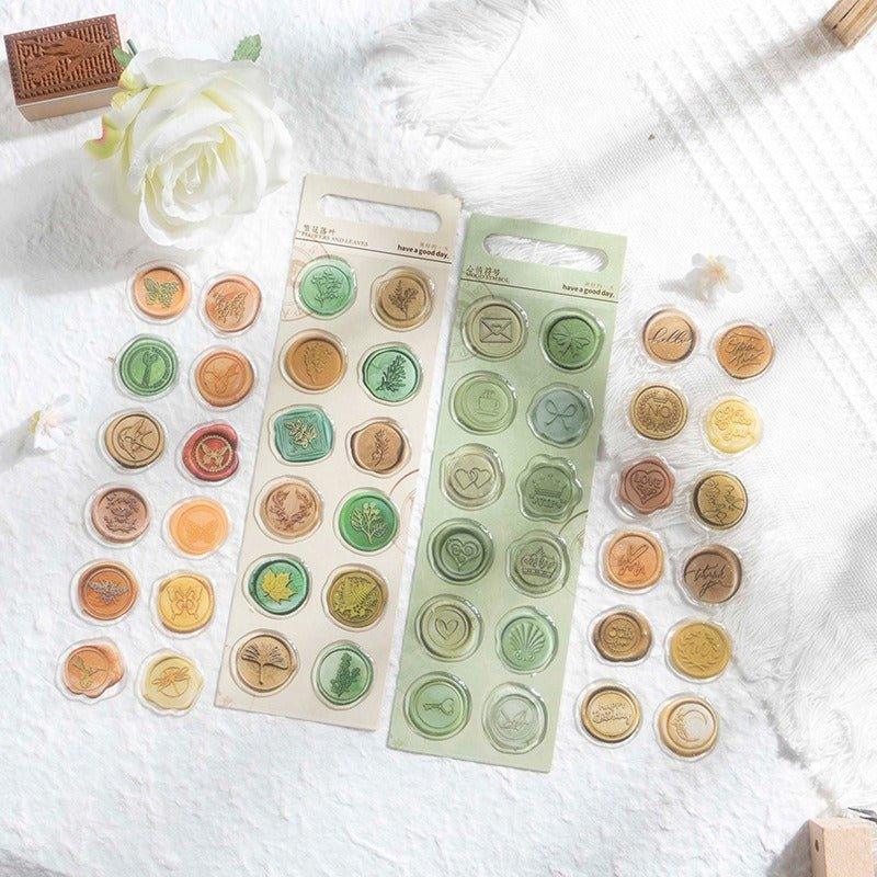 1119 Shaped Stickers Daydreamer-Fire Paint Drip Series