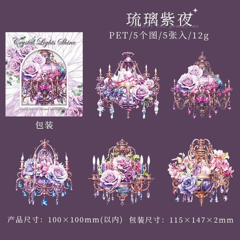 1111 Sticker Pack Crystal Light Shadow Series