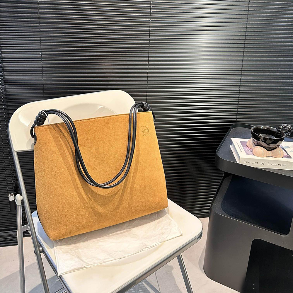 LOEWE Suede Tote Bag