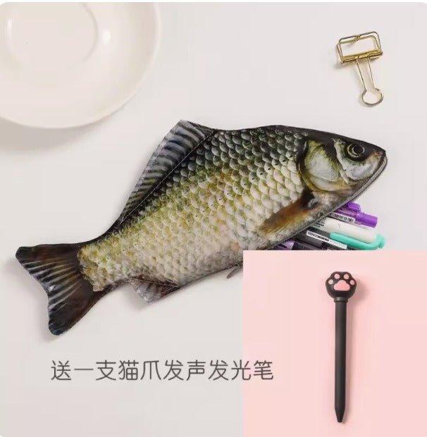 9023 Carp pencil case personalized quirky fresh sea fish stationery case