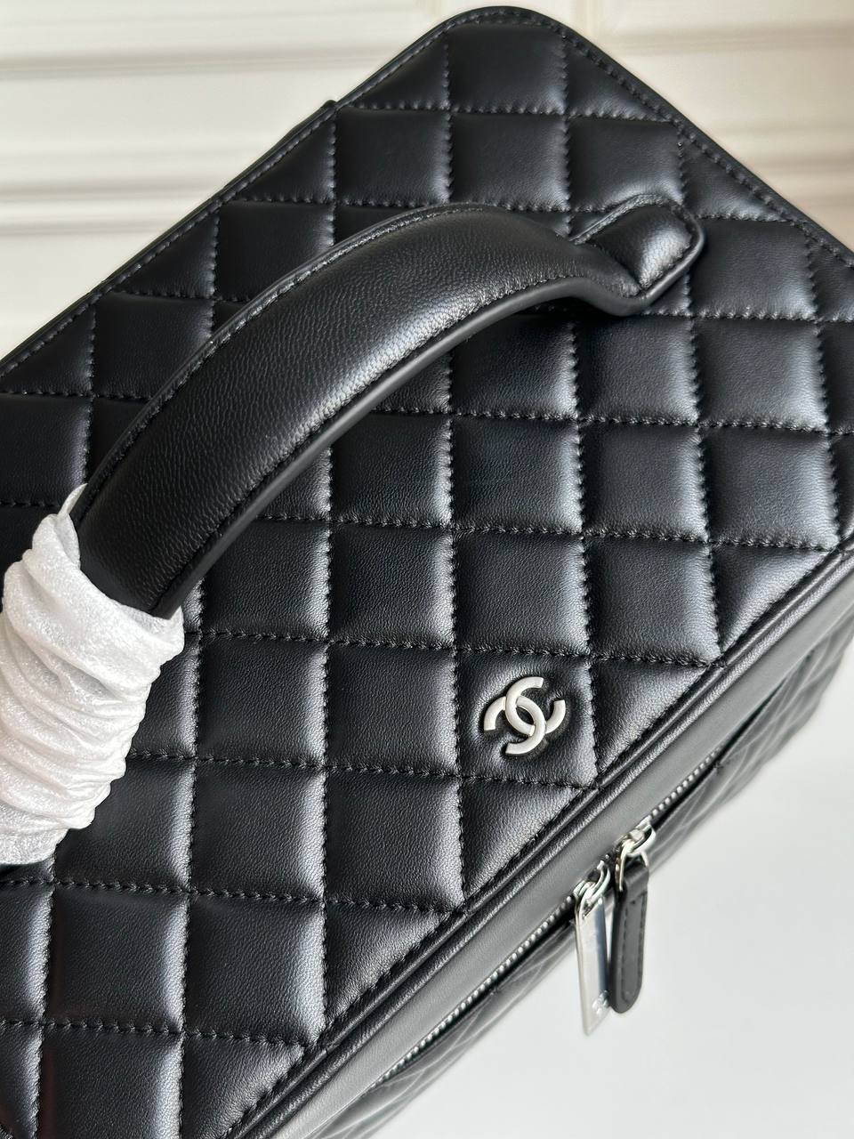 CHANEL Large Quilted Lambskin Vanity