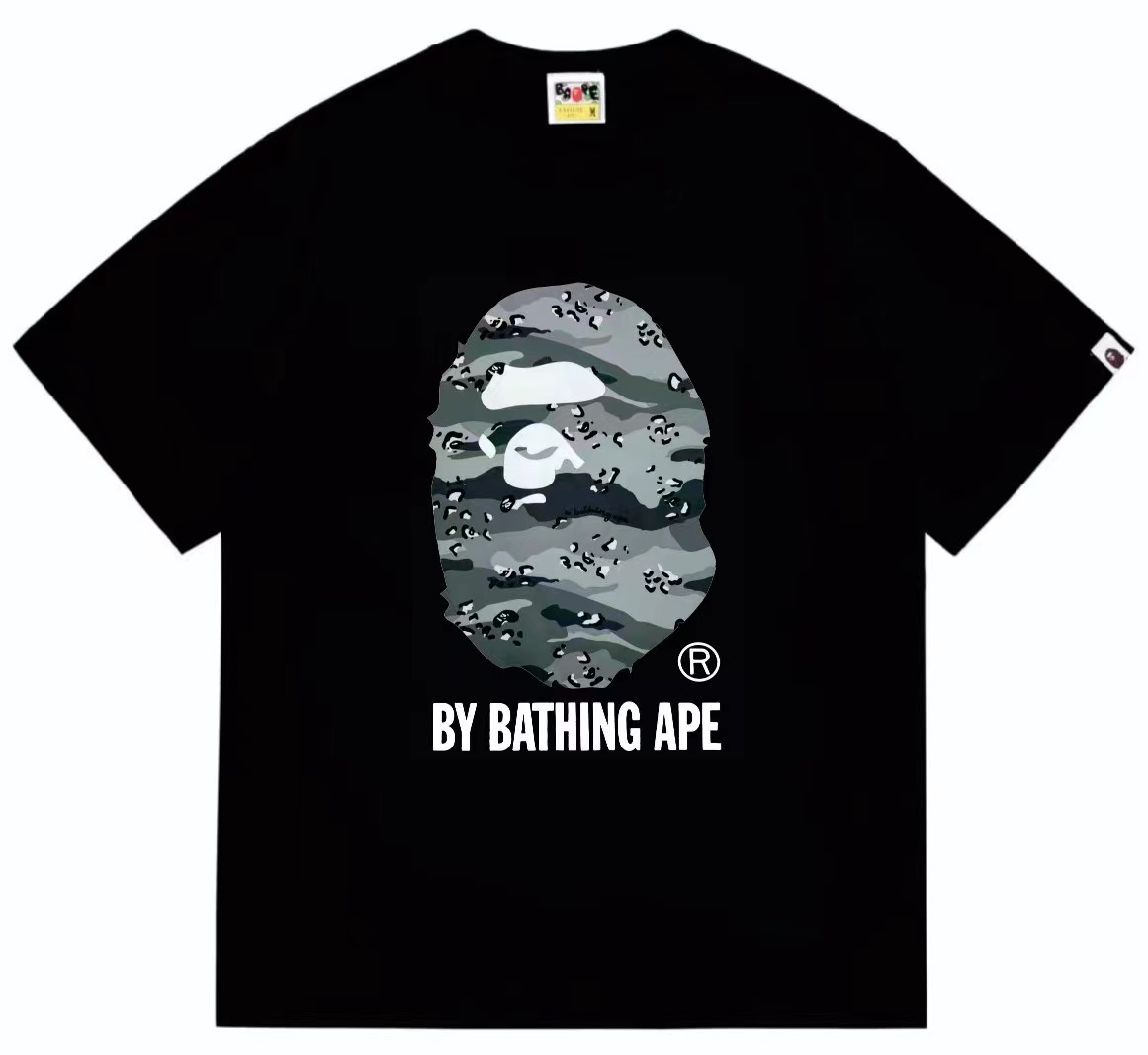 Desert ape man head printed t shirt