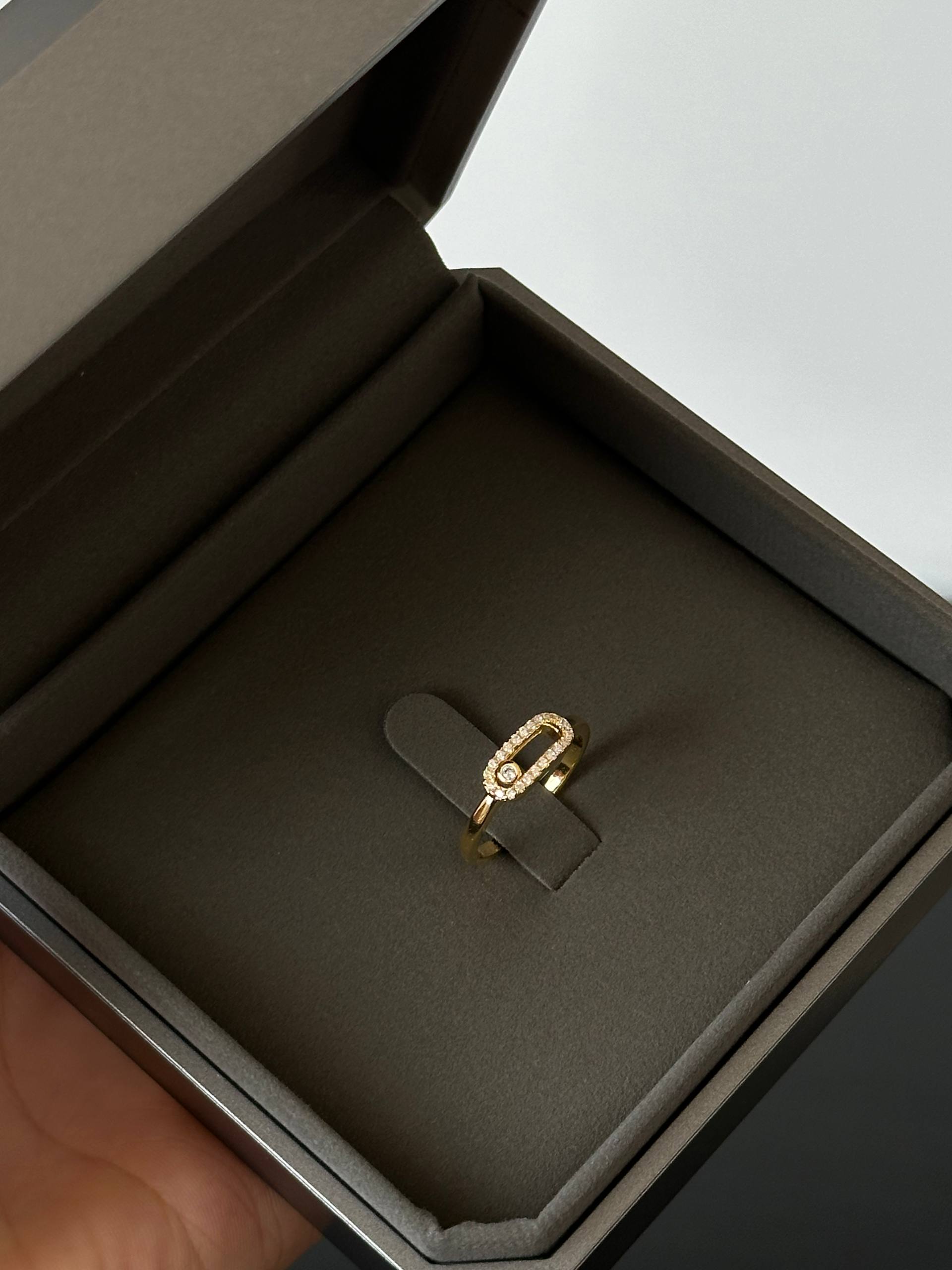 Boucheron Quatre Diamond-set Gold Ring