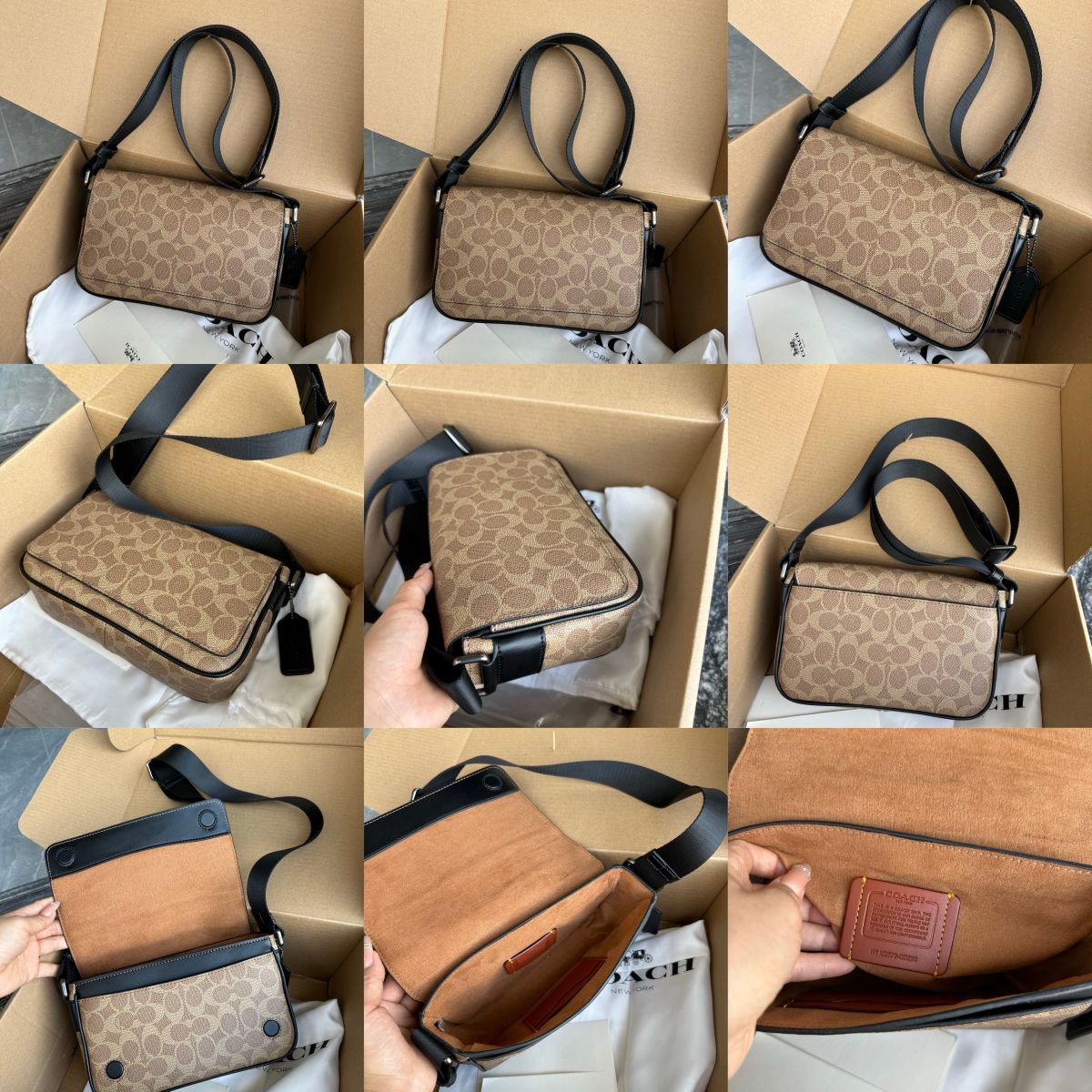 Men Handbag CDZ95 CDZ97 Jack Small Flap Crossbody Shoulder Bag