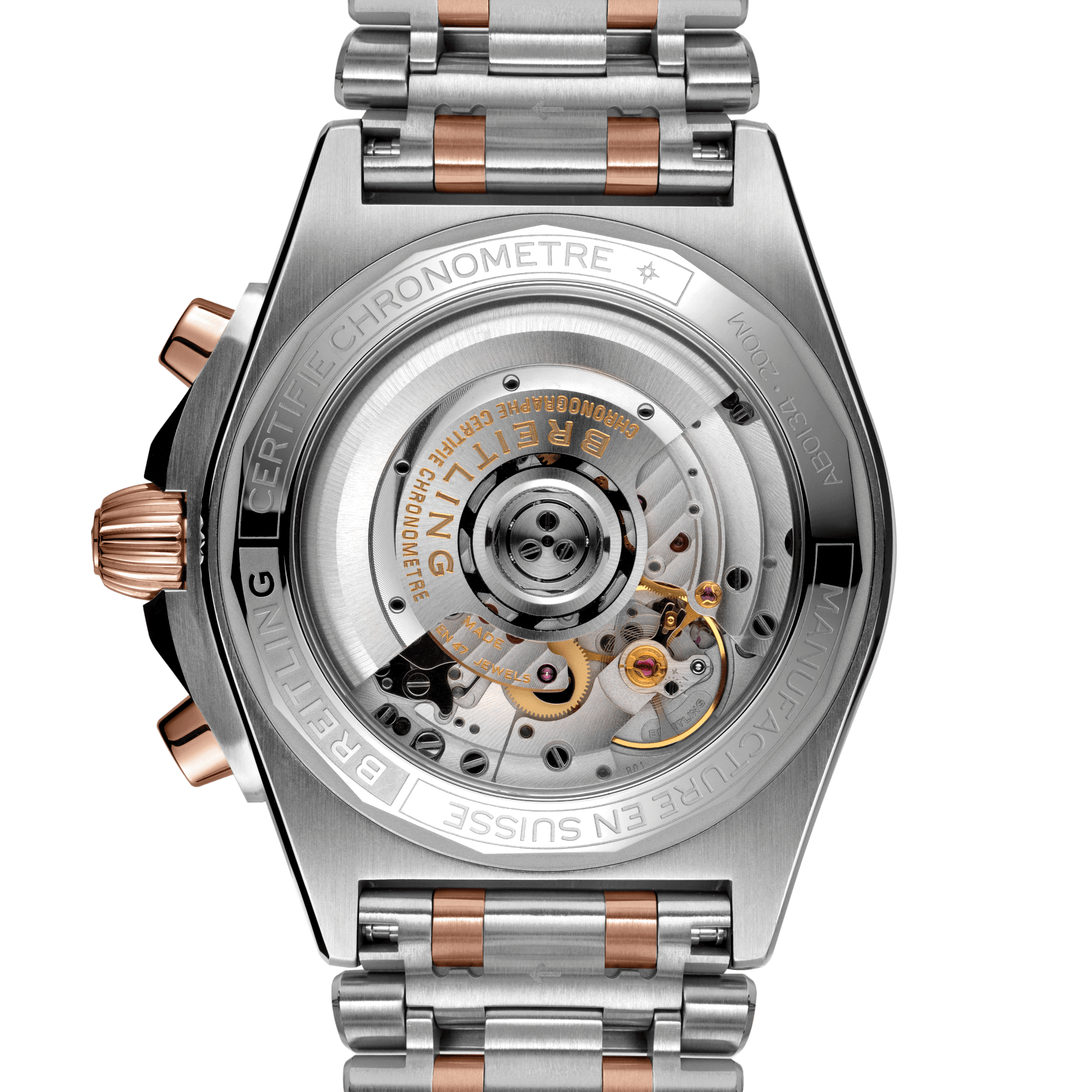 Breitling Chronomat B01 Steel and Gold UB0134101B1U1【1:1 Replica】