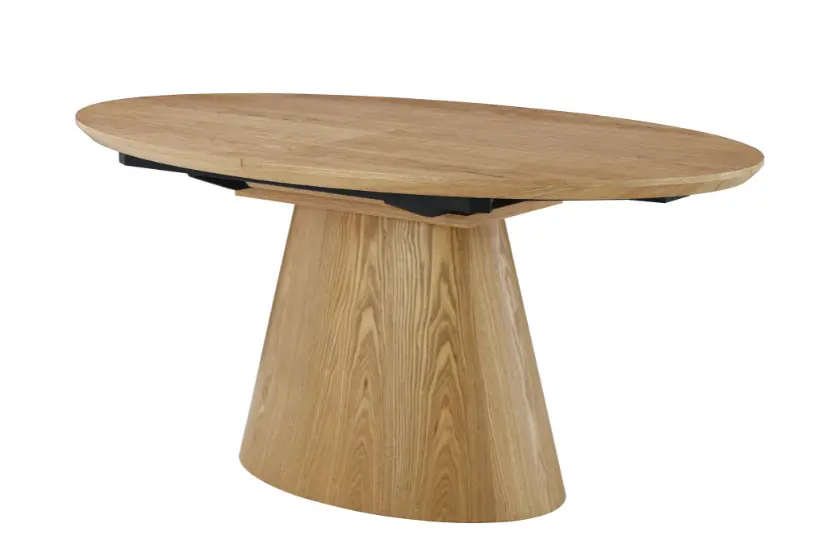 Table de Salle à Manger Extensible en Bois Massif OVANA - de 160 cm à 200 cm