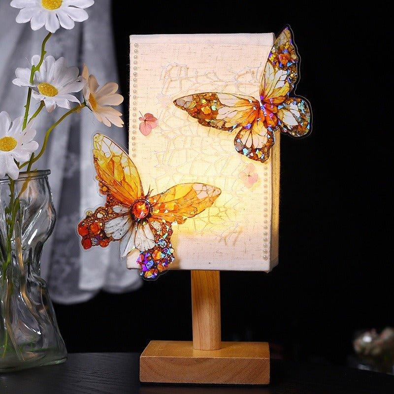 1100 PET Stickers Jewel Butterfly Series