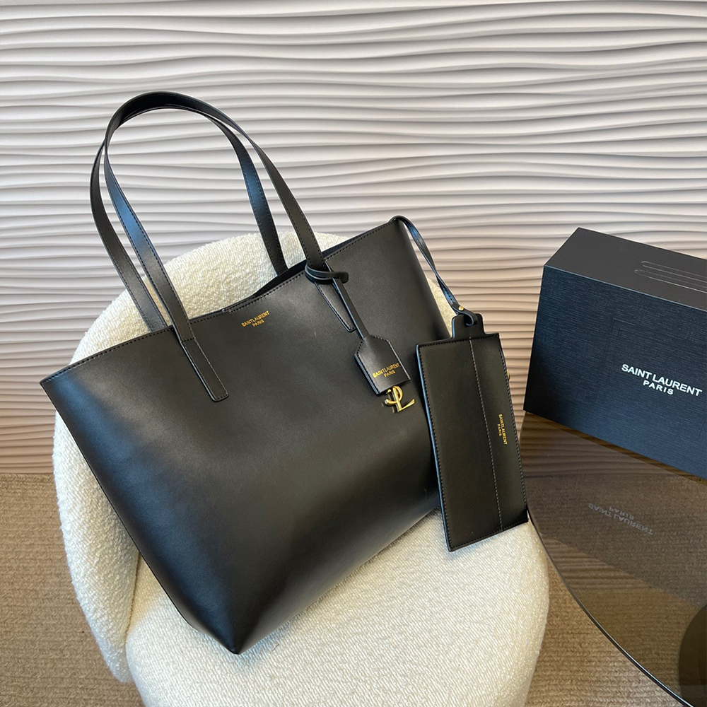 Saint Laurent YSL Tote Leather Handbag Shoulder Bag