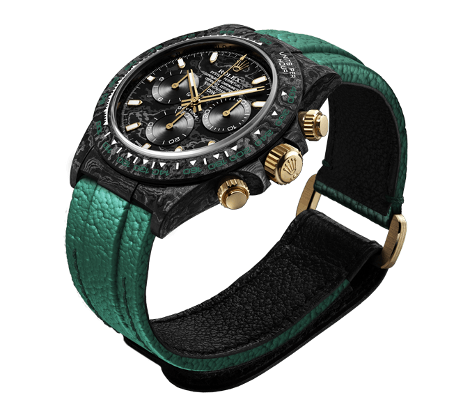 ROLEX Diw Daytona carbon emerald 40mm oyster carbon【1:1 Replica】