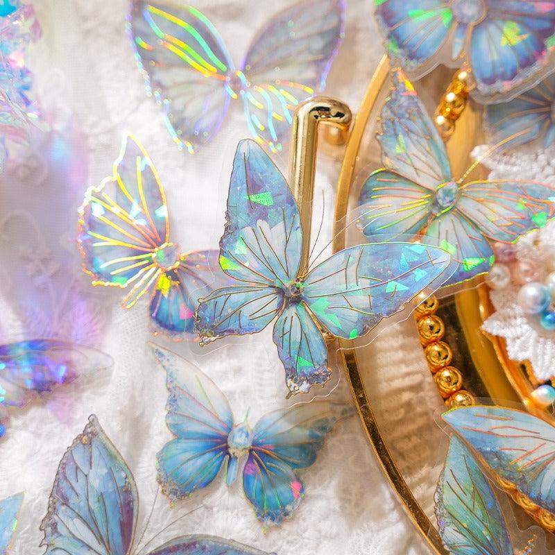 1089 Cuiyu Butterfly Dream Series PET Stickers